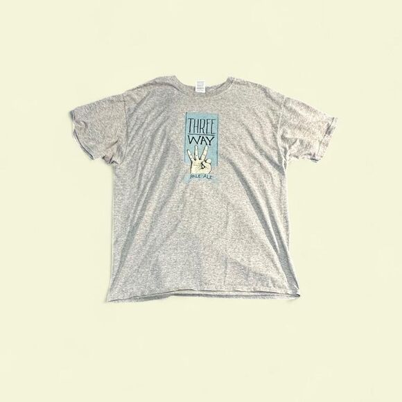 Three Way Pale Ale Graphic Tee – Size XL - Picture 1 of 3
